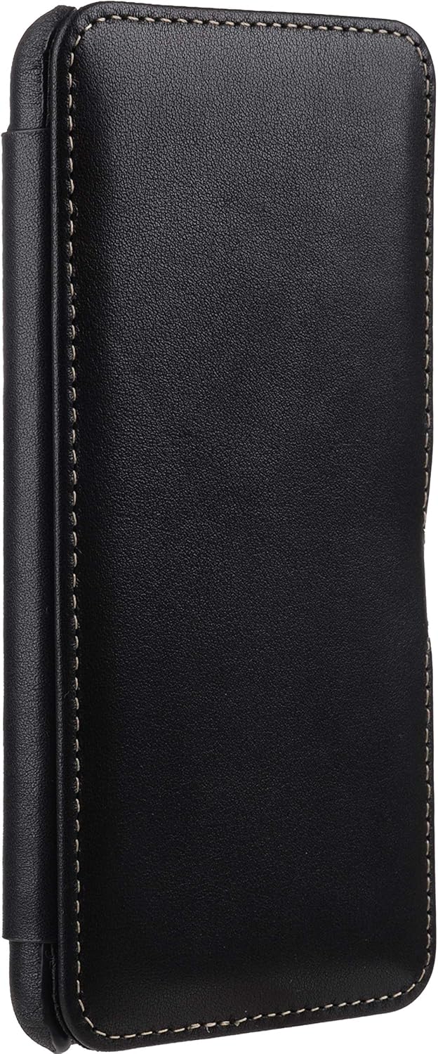 STILGUT Book Case kompatibel mit Google Pixel 4a 5G Hülle aus Leder mit Clip-Verschluss, Lederhülle,