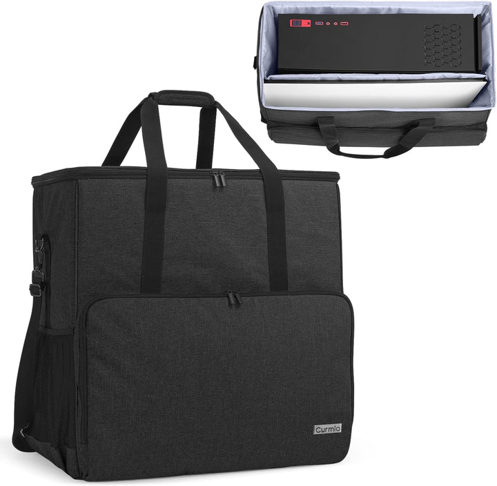 CURMIO Reisetasche für Desktop Computer und Monitor, Tragetasche für Computer PC-Gehäuse, Tastatur,