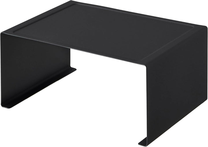 Yamazaki 3792 TOWER Stapelbares Küchenregal, schwarz, Stahl, Minimalistisches Design, Schwarz