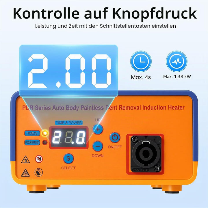 1380W Professionelle PDR Induktionsheizung,Hot Box Car Paintless Dent Repair Tool,Body Removal Induc