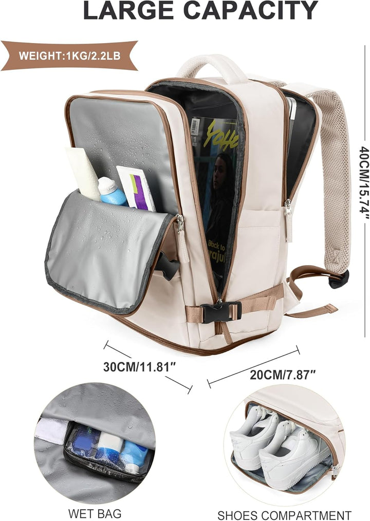 SZLX Rucksack 40x30x20 Wizz air Handgepäck Rucksack für Ryanair Vakuum Reiserucksack Flugzeug Easyje