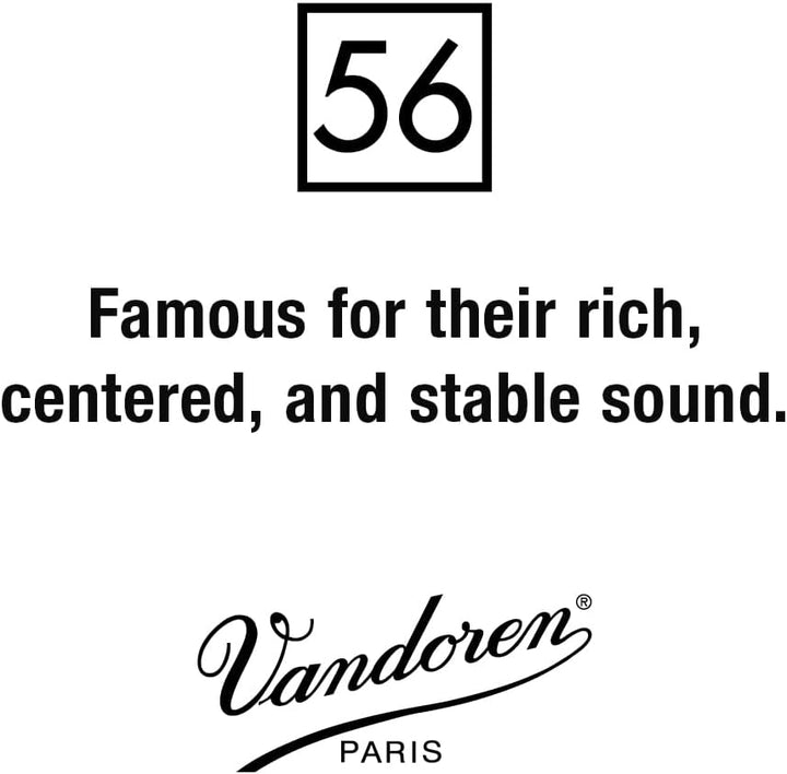 Vandoren CR5045 56 Rue Lepic Blätter für Klarinetten in Bb (Stärke 4,5), 10 Stück Strength 4.5 Einze