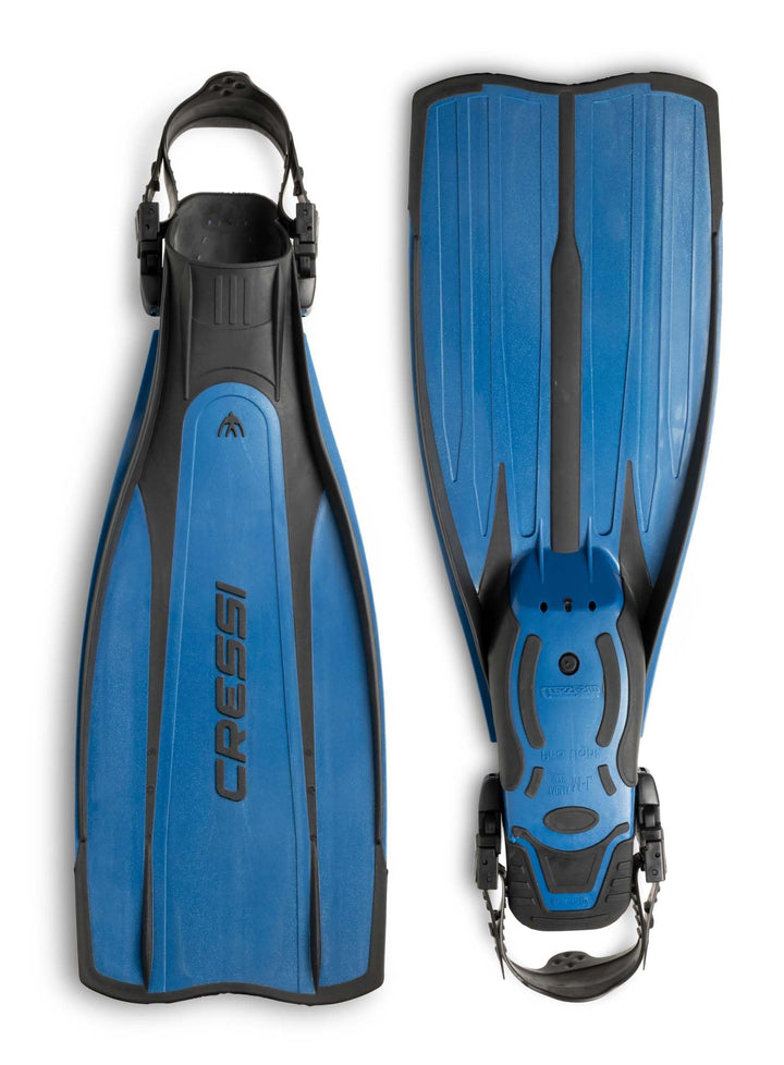 Cressi Pro Light Open Heel Tauchen Flossen M/L (41/43) Schwarz/Blau, M/L (41/43) Schwarz/Blau