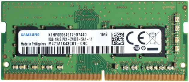 Samsung 8GB DDR4 PC4-19200, 2400MHz, 260 PIN SODIMM, CL 17, 1.2V, ram Memory Module, 2400MHz