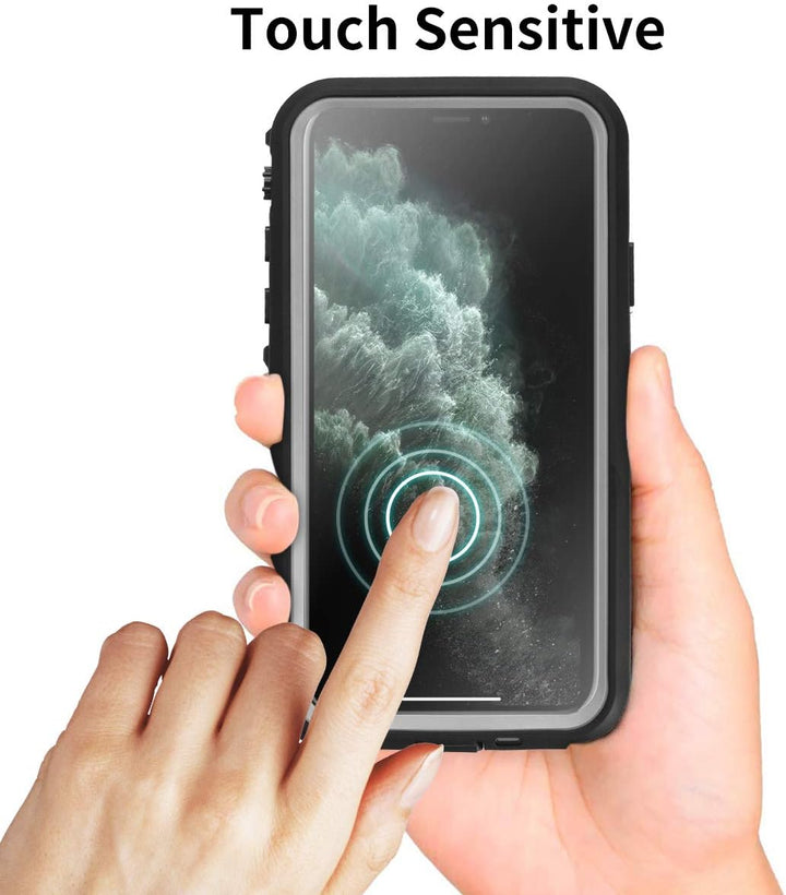 AICase wasserdichte Schutzhülle für Apple iPhone 11 Pro Max, IP68-zertifiziert, 360 °, wasserdicht,