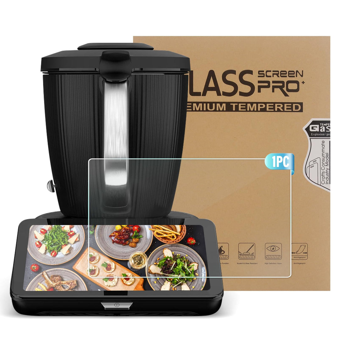 Sun3drucker Schutzfolie kompatibel mit Vorwerk Thermomix TM7, Displayschutz-Folie glasklare Displays
