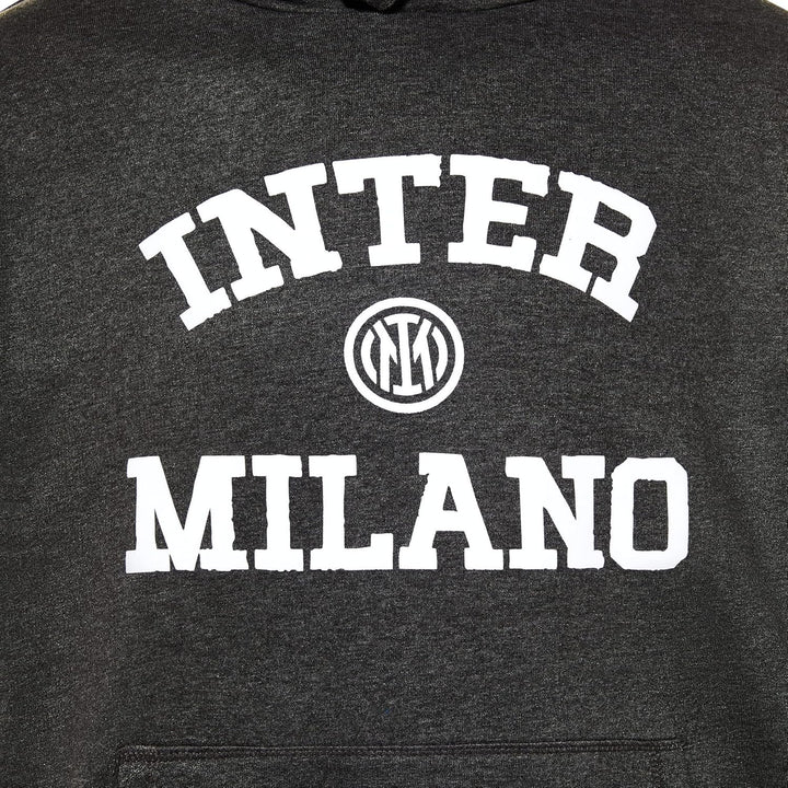 Inter Unisex Sweatshirt mit Kapuze Kapuzenpullover S Grau, S Grau