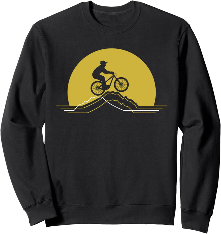 Mountainbike Geschenke Mountainbike Grafik Sweatshirt