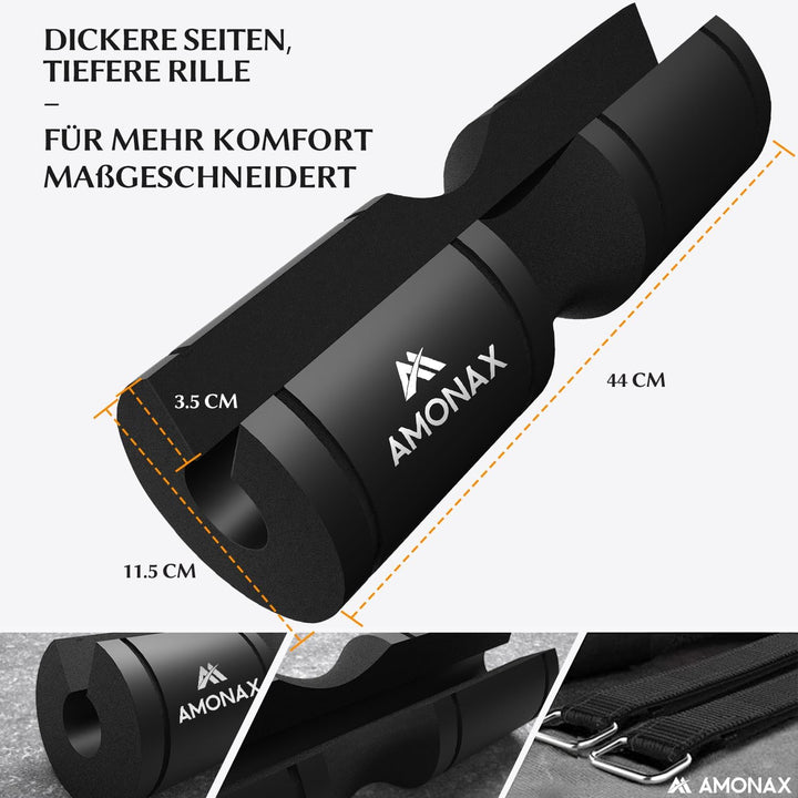 Amonax langhantel polster, extra dicke nackenpolster langhantel- Barbell Pad nackenschutz für hip th