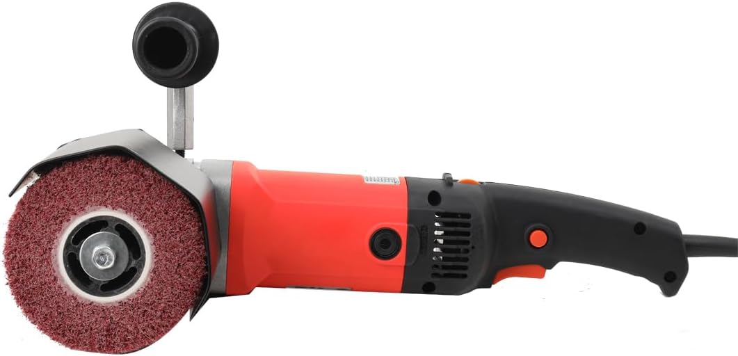1400W Satiniermaschine, Bürstenschleifer Schleifmaschine Winkelschleifer Poliermaschine Rad polierer