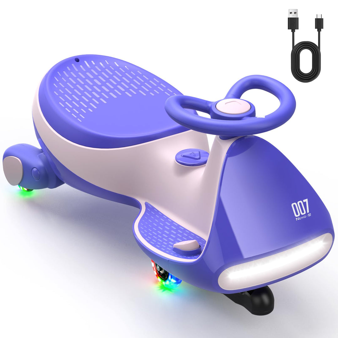 FanttikRide 12V N7 Pro Kinder Elektroauto, Elektrisches Rutschauto mit Pedal, Typ C aufladbar Batter