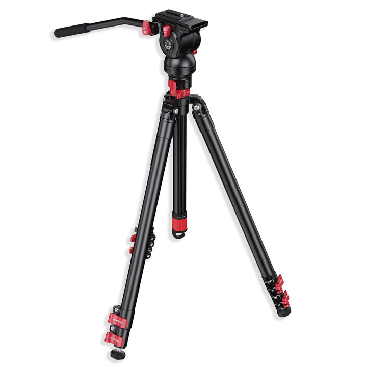 IFOOTAGE Gazelle Stativ TA6S Uprise + Komodo K5S,65"/165 cm Kamerastativ aus Aluminiumlegierung mit