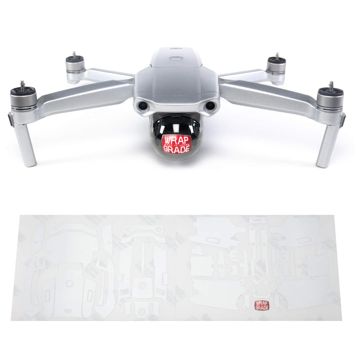 Wrapgrade Main Unit Skin kompatibel mit DJI Mavic Air 2 (Airforce Silver)