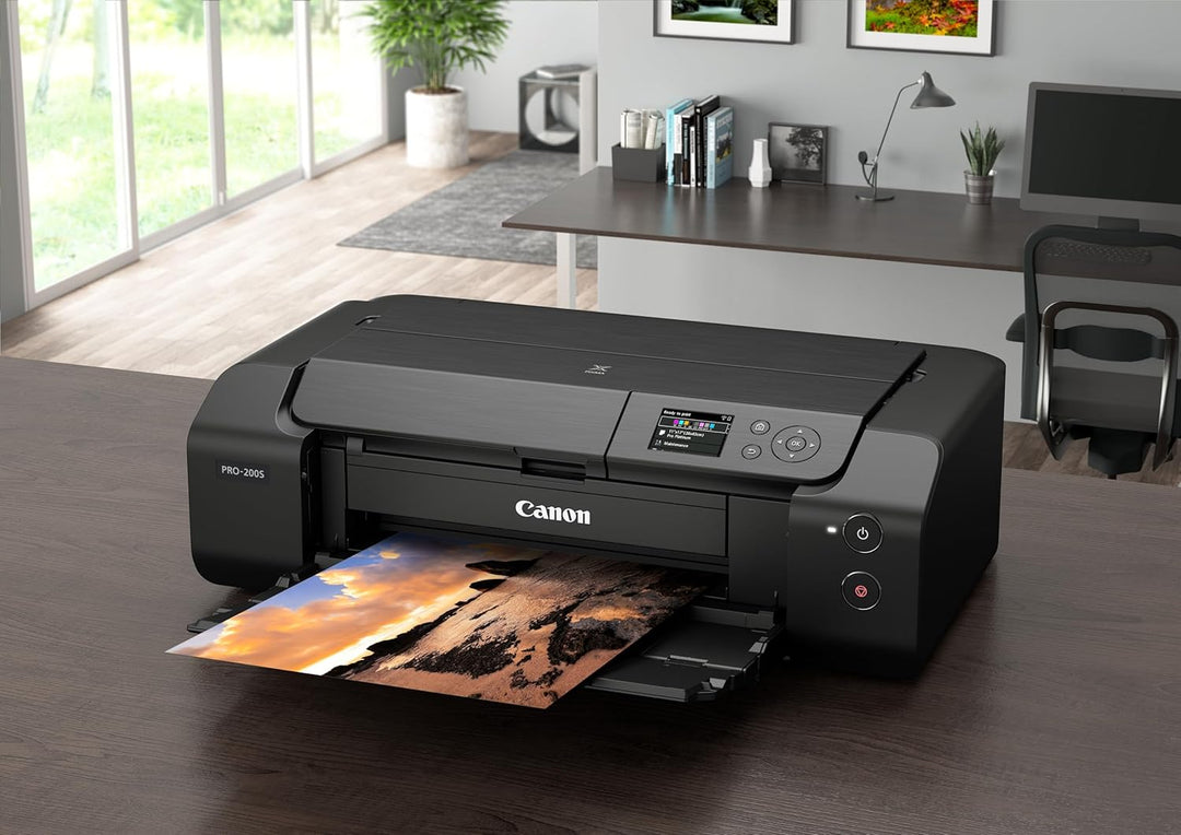Canon PIXMA PRO-200S Farbtintenstrahldrucker Fotodrucker DIN A3+ (Hochglanzdruck, WLAN, USB 2.0, WiF