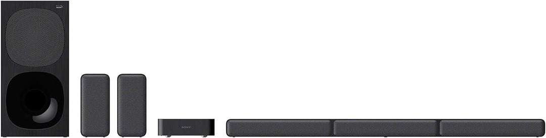 Sony HT-S40R 5.1ch 600W Soundbar für TV mit Subwoofer und kabellosem Rear Speaker mit Bluetooth Sing