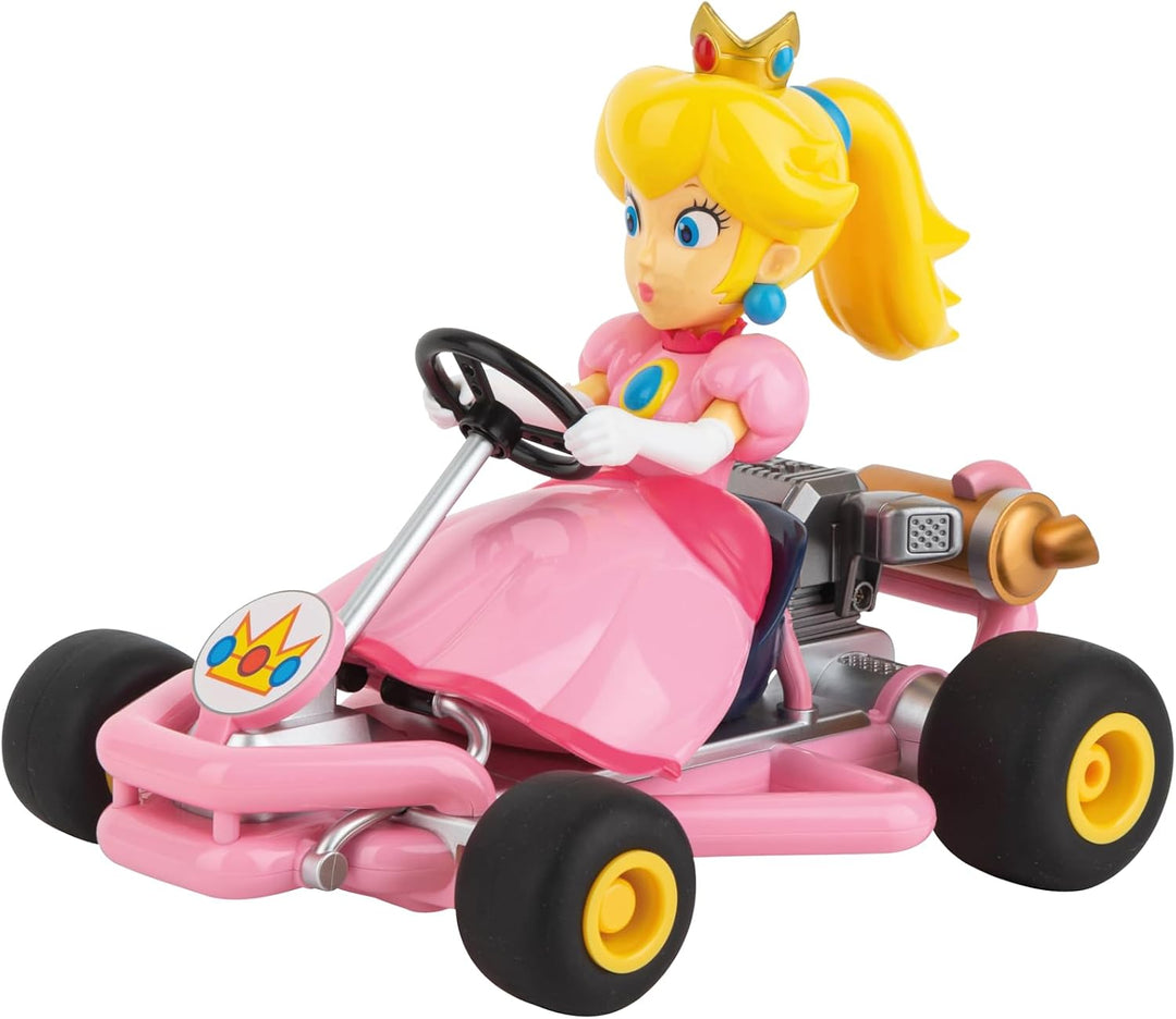 Carrera - 370200986P RC I Mario Kart I Pipe Kart Peach 24GHz Original Lizenz-Kart für spannende Renn