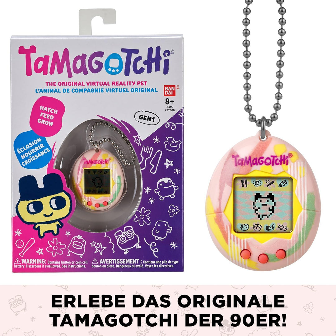 Bandai - Tamagotchi - Tamagotchi Original - Art Style - Elektronisches virtuelles Tier mit Farbdispl