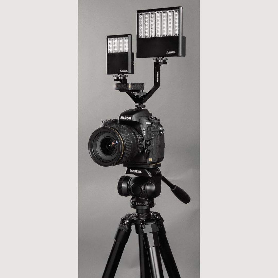 Hama Blitzschiene für Foto-/Videokameras mit Blitzschuh, V-Format, Breite 16.4 cm, V, Schwarz