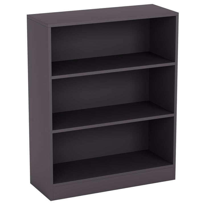 Vida Designs Cambridge Bücherregal, Holz, Grau, 3 Etagen niedrig Grau 3 Etagen niedrig, Grau 3 Etage