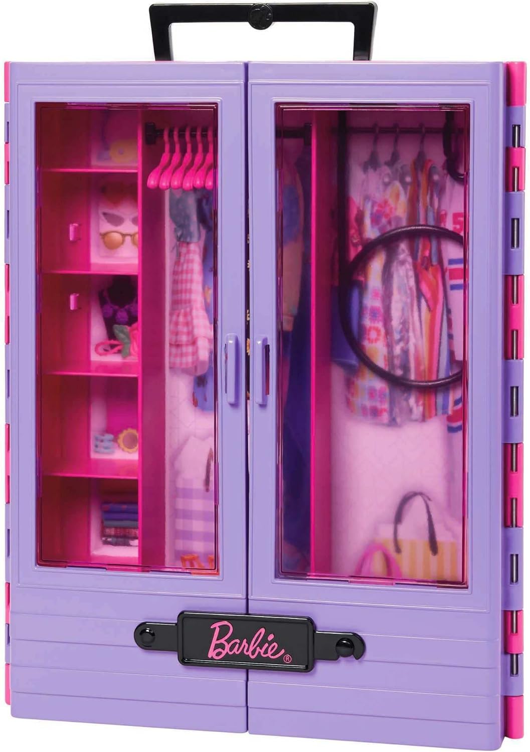 Barbie Ultimate Closet, Kleiderschrank mit über 15 Kleidern und Accessoires, Set zum Aufklappen, ink