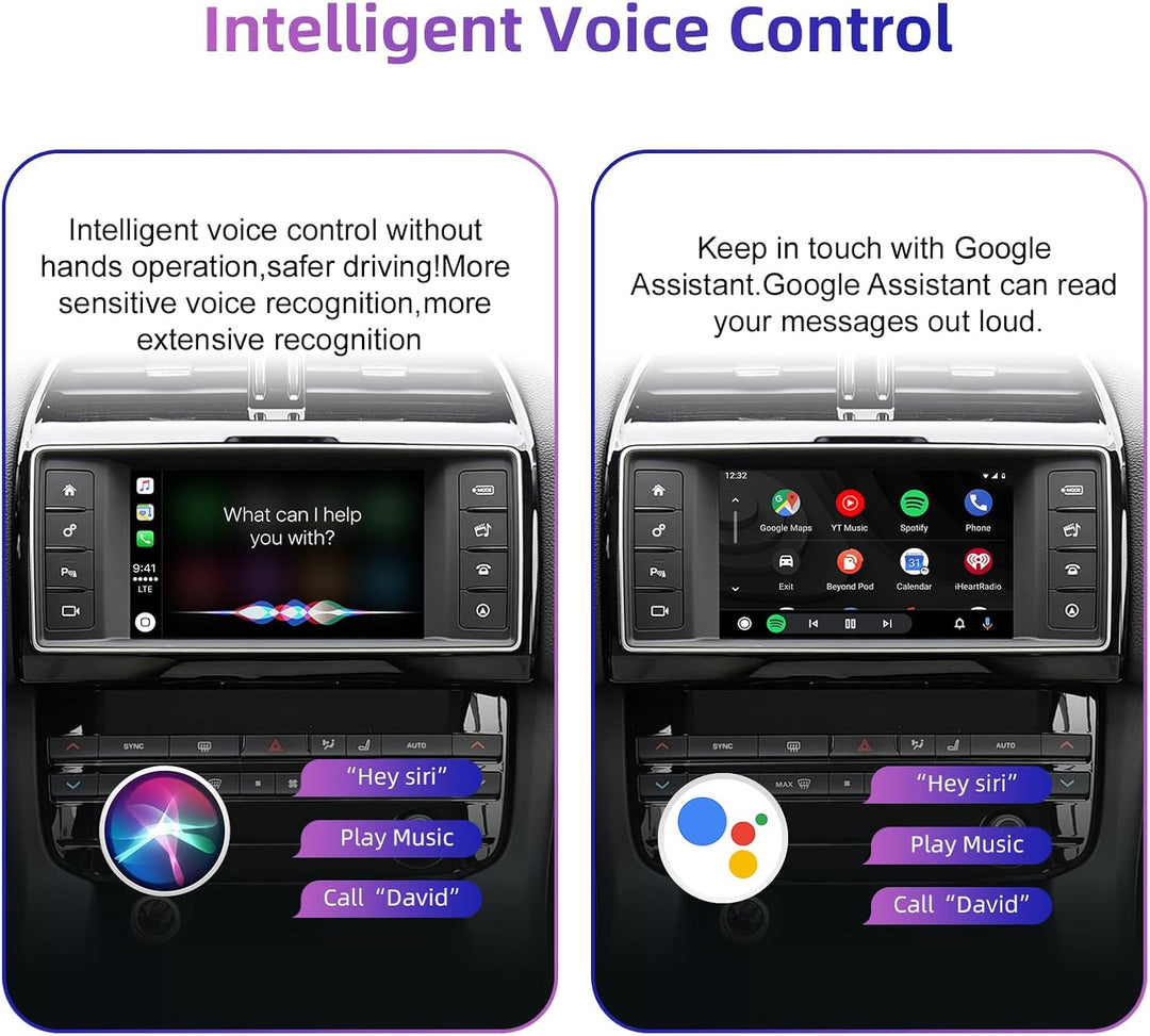 EZoneTronics Wireless CarPlay & Android Auto Retrofit Kit Decoder Box für Land Rover Jaguar Range Ro