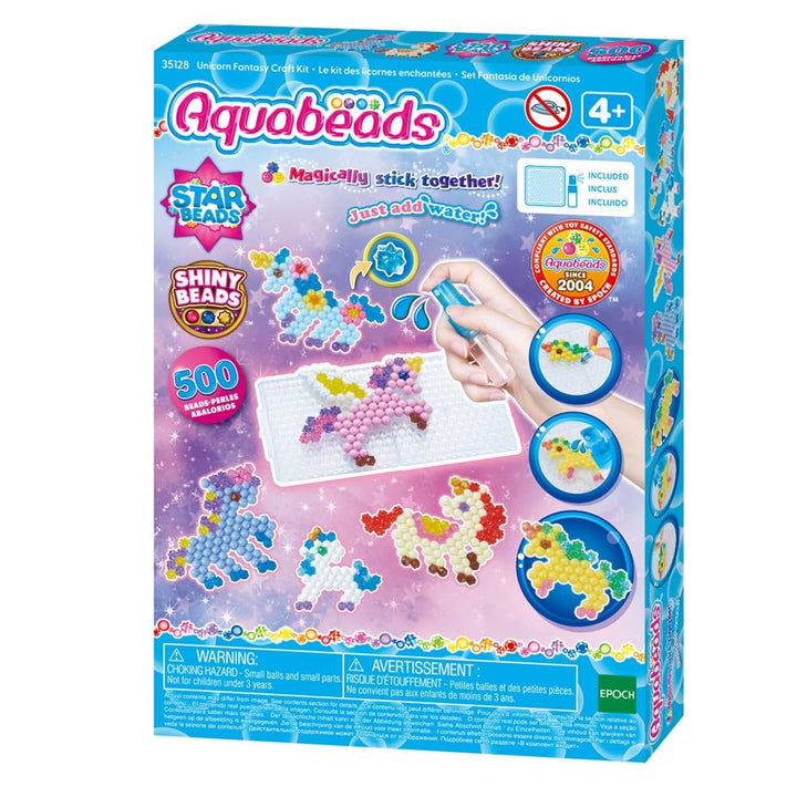 Aquabeads - 35128 enfres Unicorn Fantasy Craft Kit - Arts & Crafts Bead Activity Toy