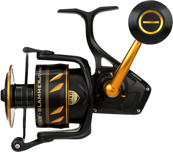 PENN Slammer IV Salzwasser-Spinnrolle – Vollmetall-, Hochleistungs-Spinn-, Jigging- oder Köderrolle
