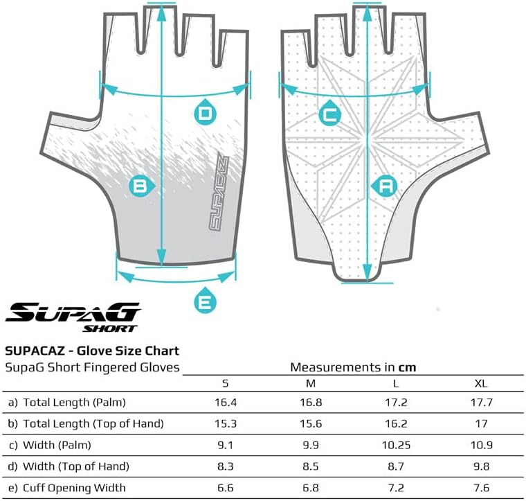 Supacaz Unisex Guantes Fahrhandschuhe S Multicolore, S Multicolore