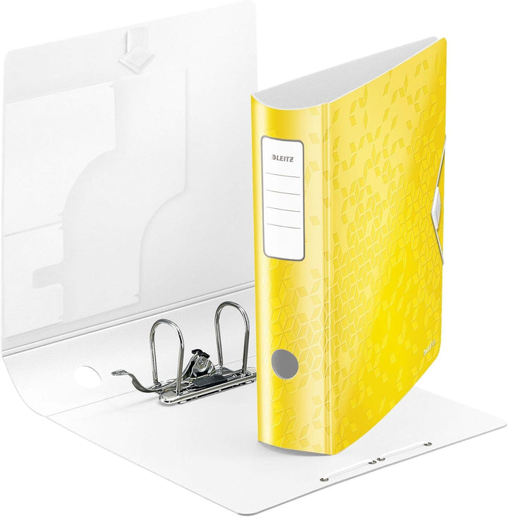 Leitz Wow Schreibtisch Accessoires Ablage Paket schwarz weiss (Ordner Paket, Metallic Gelb)