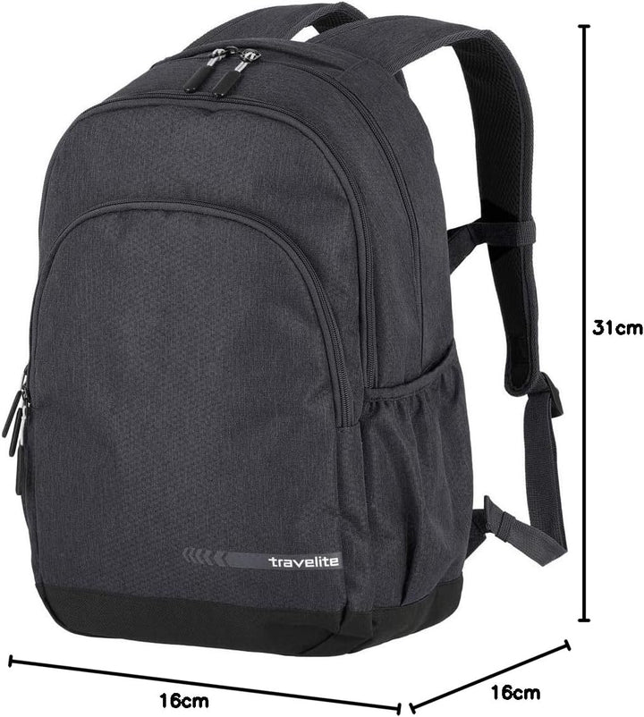 travelite Handgepäck Rucksack Grösse L erfüllt IATA Bordgepäck Mass, Gepäck Serie Kick Off: Praktisc