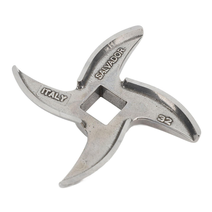 Edelstahl-Fleischwolf-Schneidemesser, Grösse 32, Lange Lebensdauer, Schnelles Präzisionsschneiden, V