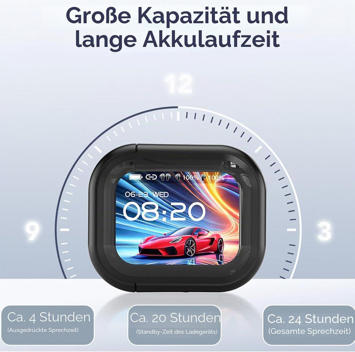 2025 NEUE NE20 AI-Übersetzer-Ohrhörer Echtzeit, 3-in-1 Bluetooth 6.0 Übersetzer-Kopfhörer mit 6 Über