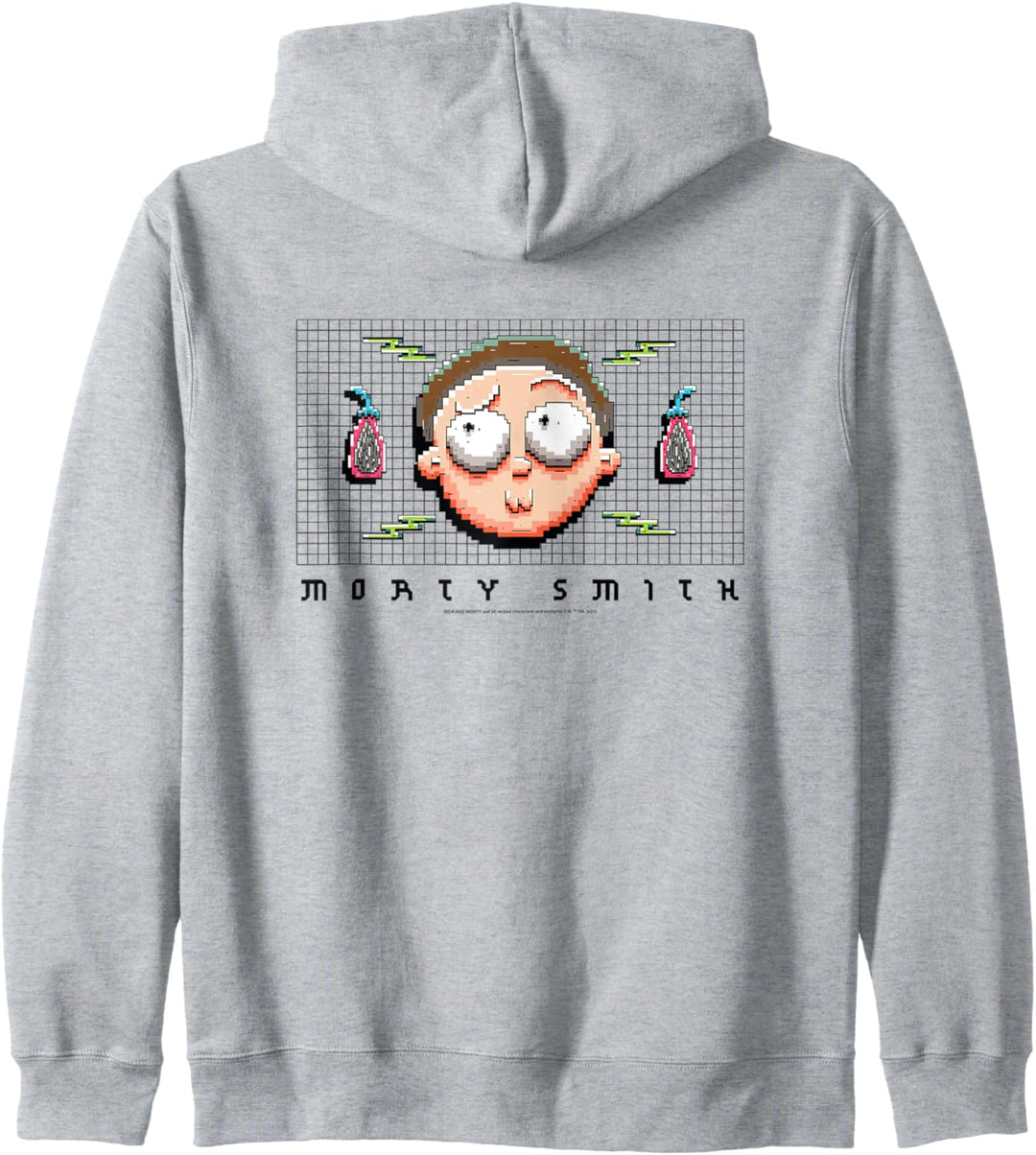 Rick and Morty Pixel Morty Kapuzenjacke
