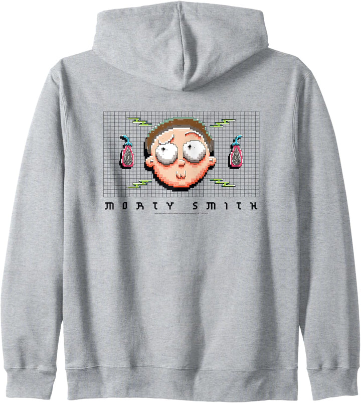 Rick and Morty Pixel Morty Kapuzenjacke