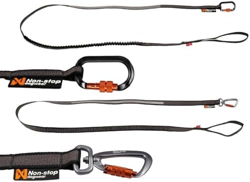 NON-stop dogwear Bungee Leash 3,8m/23mm | 1540 extra Lange Leine