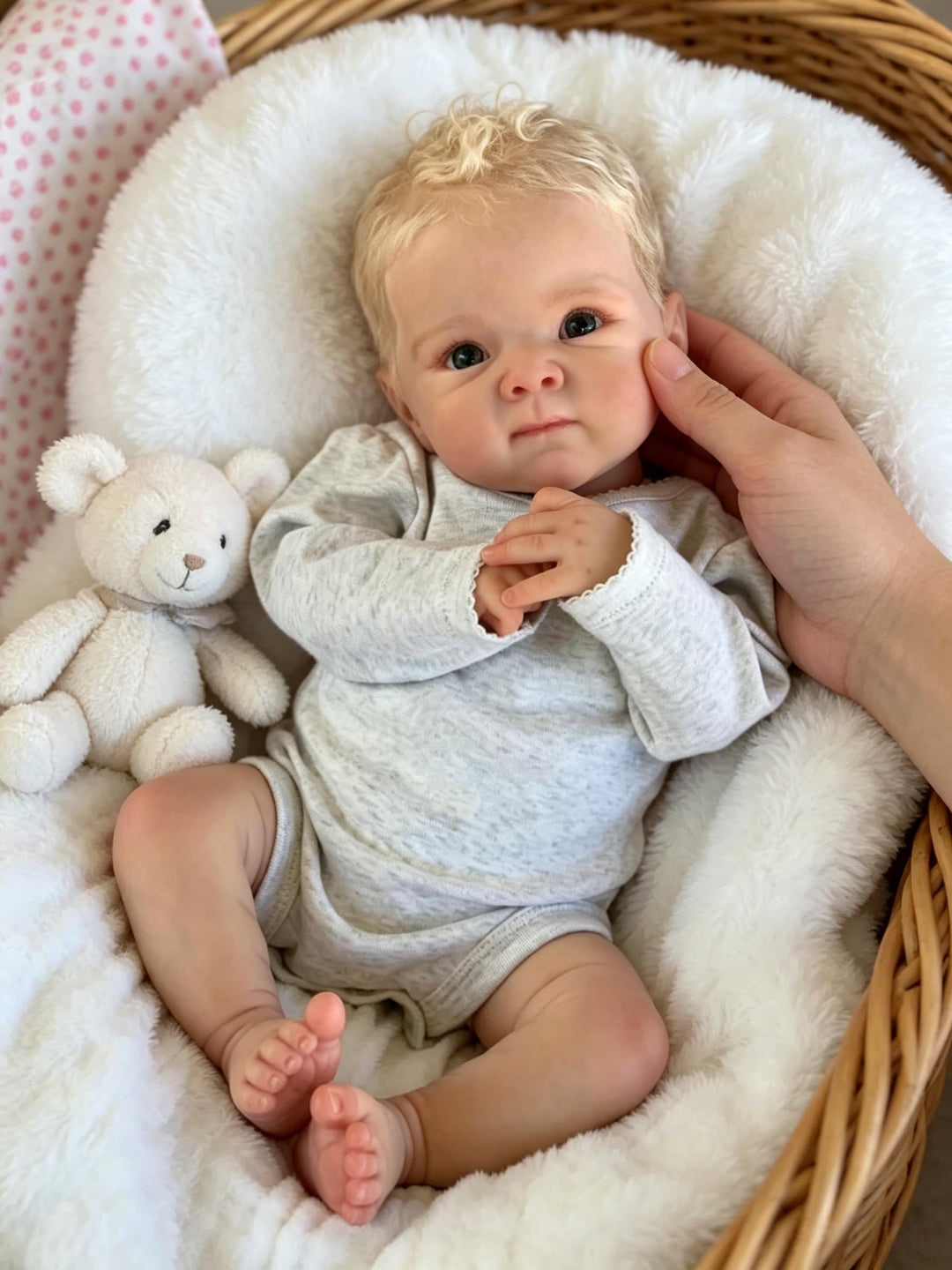 Zero pam Reborn Baby Vollsilikon Lebensecht Puppe Junge 45 cm Lebensechte Babypuppen Junge Babypuppe