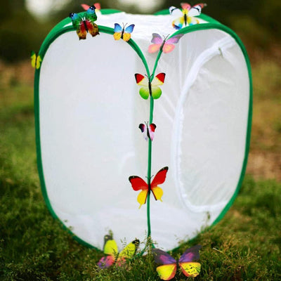 Yeelan Schmetterling Lebensraum zusammenklappbare Bug Catcher Net Mesh Insekten Pflanze Käfig Terrar