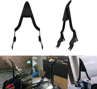 HDBUBALUS Abnehmbare hintere Sissy Bar Rückenlehne für Harley Touring Road King Road Glide Street Gl