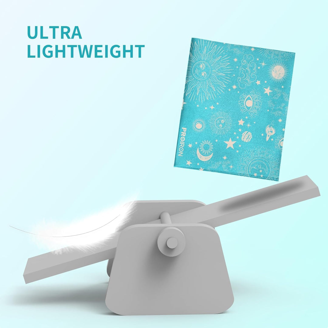 PROIRON Yogamatte Faltbar, Reise Yogamatte rutschfest & leicht 173cm x 61cm x 5mm, Gymnastikmatte mi