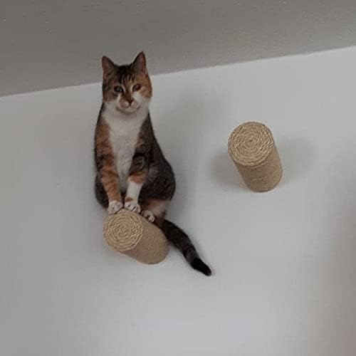 Original Capri Corner Kletter Stufe (XL Ø 10 cm) Wand Stufe für Katzen Catwalk Treppe Wandpark Sisal