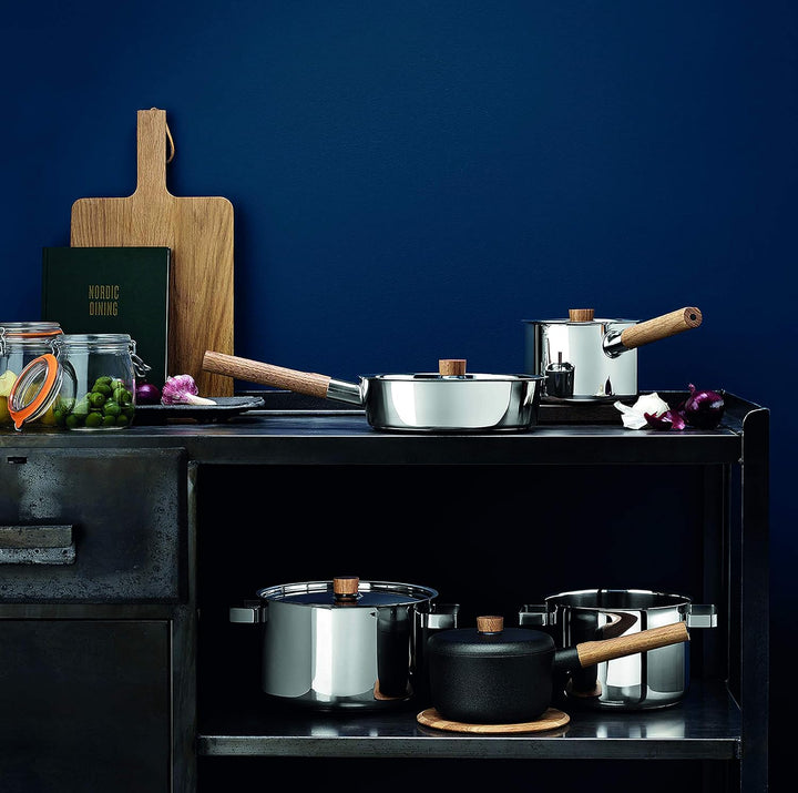 EVA SOLO | Bratpfanne Ø28 Nordic Kitchen Edelstahl | Hohe Verschleissfestigkeit, für den alltägliche