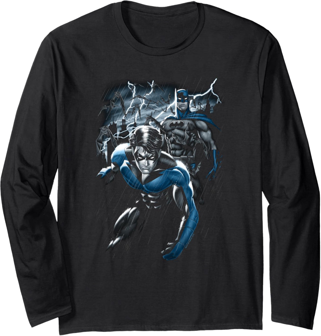 Batman and Nightwing Dynamic Duo Langarmshirt