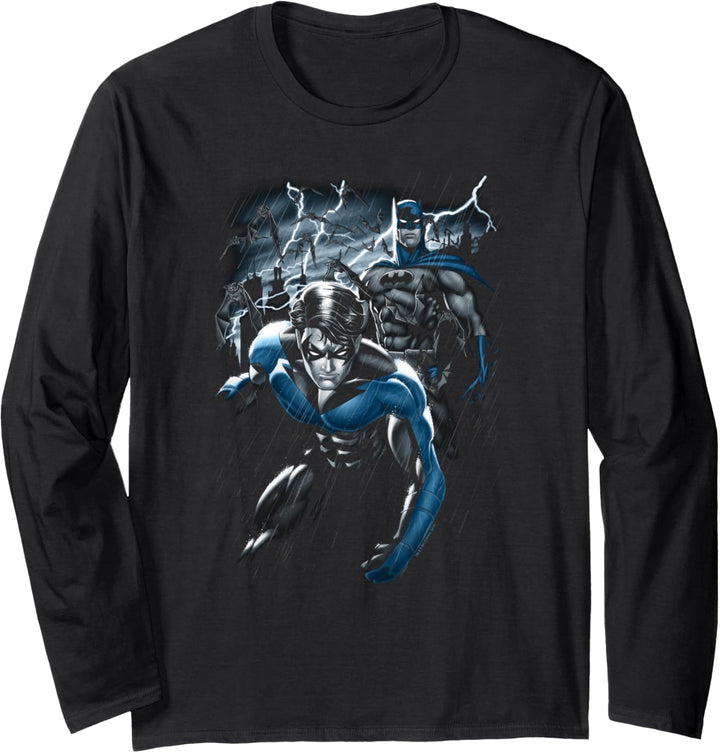 Batman and Nightwing Dynamic Duo Langarmshirt