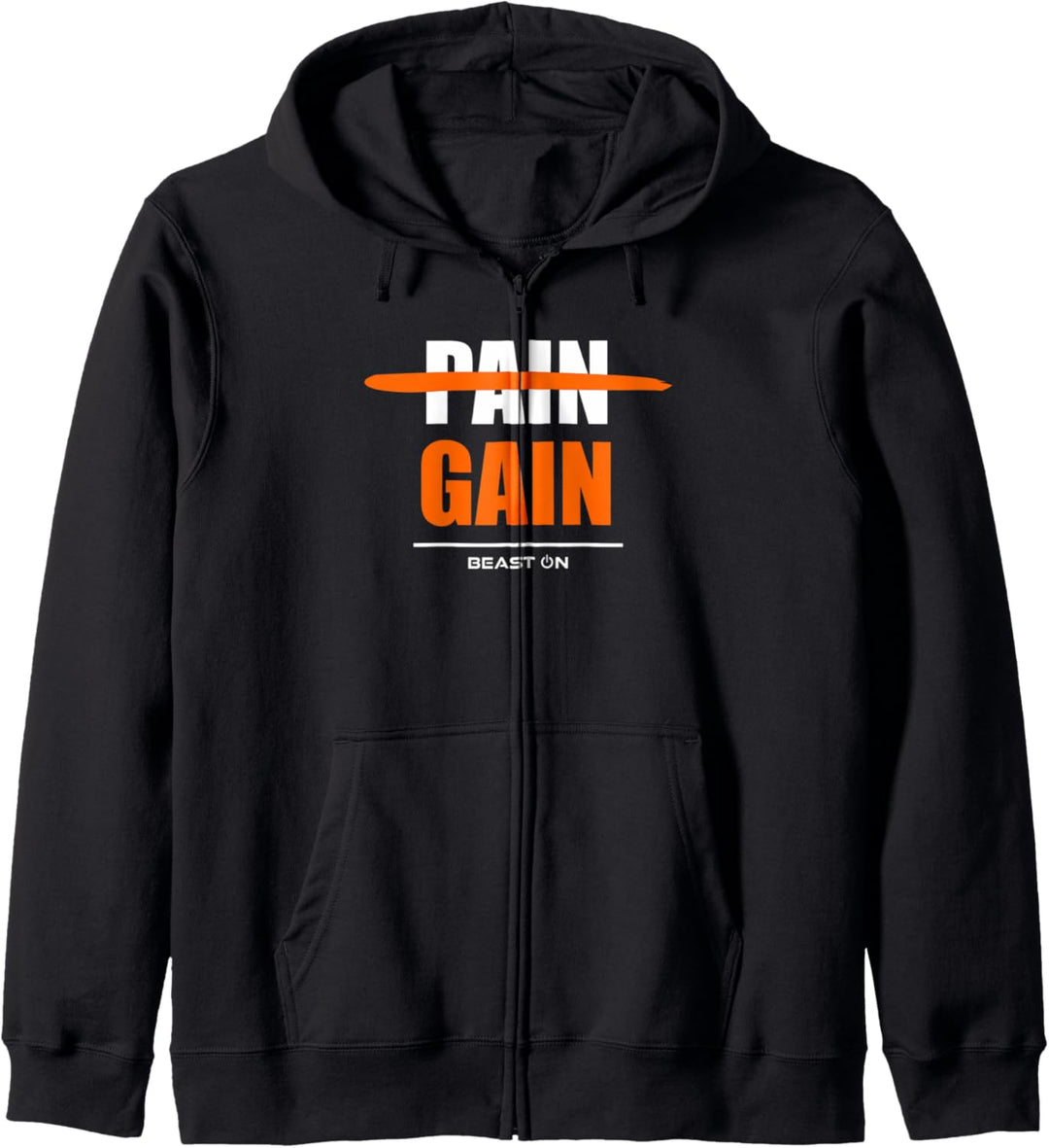 No Pain no Gain Gym Bodybuilding Gains Fitness Workout Kapuzenjacke