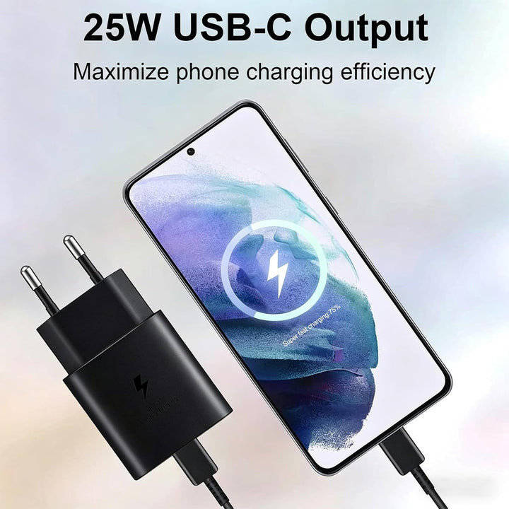 2er-Pack 25W USB C Ladegerät Schnellladekabel für iPhone 17/16/15 Pro Max, Samsung Galaxy S26 S25 S2