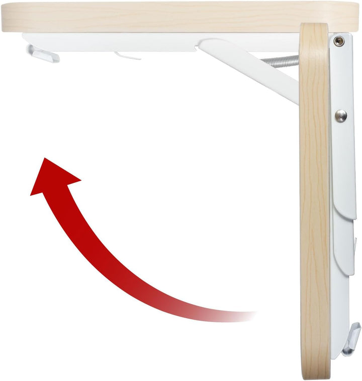 Maclean MC-129 faltbares Wandregal 100x20cm Tragkraft 50kg Klapptisch mit sicherer Verriegelung Klap