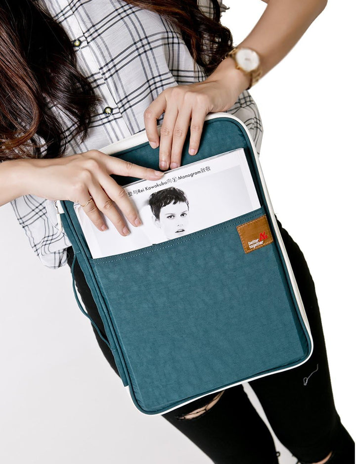 A4 Dokumente Tasche Ordner Multifunktions Dateien Organizer Messenger iPad Handtasche Lagerung Inhab