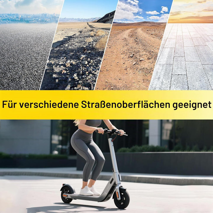 10 x 3 Zoll E Scooter Solid Reifen，255 x 80 (80/65-6) Vollgummireifen für Mantis 10/Dualtron Zero 10