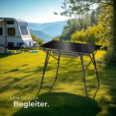 tectake® Campingtisch, Klapptisch aus Aluminium, Campingtisch faltbar, Reisetisch, Gartentisch klapp