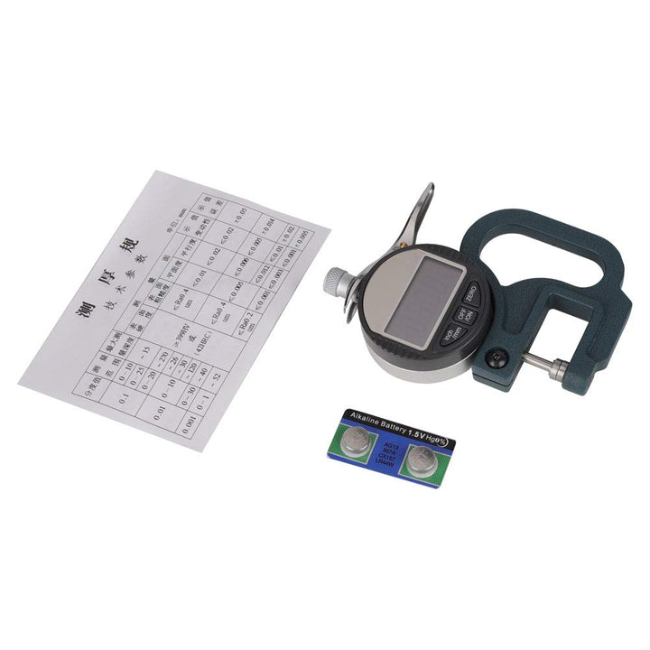 0-12,7 mm Dickenmessgerät, elektronisches Dickenmessgerät, 0,01 mm digitales Dickenmessgerät für Led